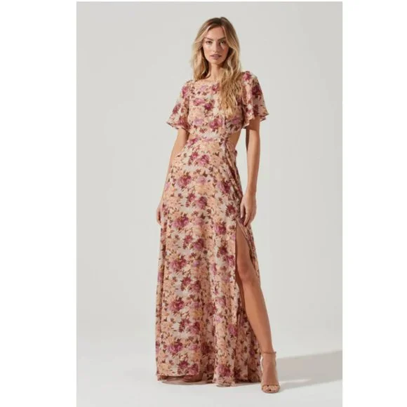 athleta hayes pleated maxi dress ATHLETA HIGH LOW MAXI DRESS